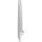 Ekena Millwork Segment Arch 4 Spoke Architectural Grade PVC Combination Pediment, 82"W x 27-3/8"H x 2-3/4"P PEDPC082X275SEG04 - alternate 4